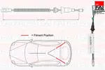 Linka hamulca postojowego FAI AUTOPARTS FBC0078