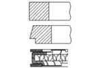 Zestaw pierscieni tłoka FAI AUTOPARTS PR11-000
