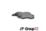 Klocki hamulcowe - komplet JP GROUP 1263601710 (Oś przednia)