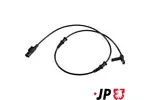 Czujnik prędkości obrotowej koła (ABS lub ESP) JP GROUP 1397105600 (Oś przednia po obydwu stronach)