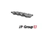 Bęben hamulcowy JP GROUP 3663500100 (Oś tylna)