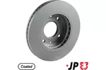Tarcza hamulcowa JP GROUP 3563100600 (Oś przednia)