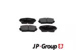 Klocki hamulcowe - komplet JP GROUP 3663604310 (Oś przednia)