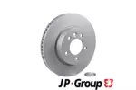 Tarcza hamulcowa JP GROUP 3763101400 (Oś przednia)