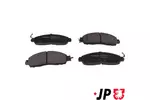 Klocki hamulcowe - komplet JP GROUP 4063604910 (Oś przednia)