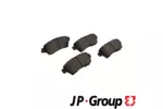 Klocki hamulcowe - komplet JP GROUP 4063700410 (Oś tylna)