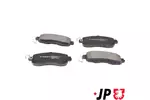 Klocki hamulcowe - komplet JP GROUP 4063701210 (Oś tylna)