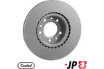 Tarcza hamulcowa JP GROUP 6563200200 (Oś tylna)