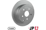 Tarcza hamulcowa JP GROUP 4863201500 (Oś tylna)