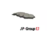 Klocki hamulcowe - komplet JP GROUP 4863602810 (Oś przednia)