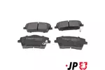 Klocki hamulcowe - komplet JP GROUP 4963604410 (Oś przednia)