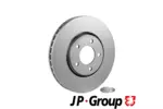 Tarcza hamulcowa JP GROUP 5063100400 (Oś przednia)