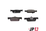 Klocki hamulcowe - komplet JP GROUP 6163600510 (Oś przednia)