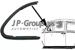 Uszczelka okna bocznego JP GROUP 8186001476 (Z przodu z lewej)