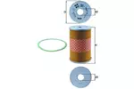 Filtr oleju MAHLE OX 43D