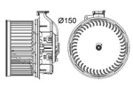 Wentylator wnętrza - dmuchawa MAHLE AB 260 000P