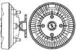 Sprzęgło wiskozowe MAHLE CFC 233 000P