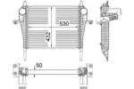 Chłodnica powietrza doładowującego - intercooler MAHLE CI 37 000P