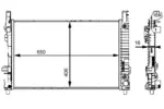 Chłodnica wody MAHLE CR 661 000S