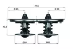 Termostat układu chłodzenia MAHLE TX 32D