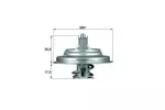 Termostat układu chłodzenia MAHLE TX 54 83D