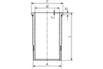 Tuleja cylindrowa MAHLE 439WN0101
