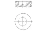 Tłok MAHLE 004 02 00 (Do 5 cylindra)