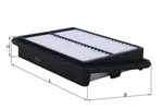 Filtr powietrza MAHLE LX 4478