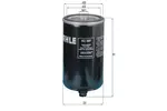 Filtr paliwa MAHLE KC 297