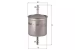 Filtr paliwa MAHLE KL 257