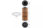 Filtr oleju MAHLE OX 1389D
