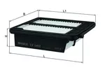 Filtr powietrza MAHLE LX 3462