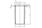 Tuleja cylindrowa MAHLE 061 LW 00120 001