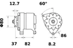 Alternator MAHLE MG 7