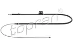 Linka hamulca postojowego TOPRAN 117 693 (Z tyłu po prawej)