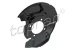 Osłona tarczy hamulcowej TOPRAN 601 788 (Oś przednia, z prawej)