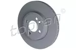 Tarcza hamulcowa TOPRAN 501 713 (Oś przednia)