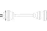 Wał napędowy - półoś GENERAL RICAMBI WW3313 (Oś przednia, z lewej strony)
