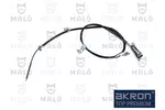 Linka hamulca postojowego AKRON-MALÒ 29032 (Z tyłu po prawej)