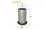 Filtr powietrza WIX FILTERS 42407E