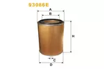 Filtr powietrza WIX FILTERS 93086E