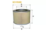 Filtr powietrza WIX FILTERS 93158E