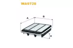 Filtr powietrza WIX FILTERS WA9728
