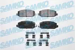 Zestaw klocków hamulcowych, hamulce tarczowe SAMKO 5SP1711 (Oś przednia)