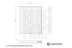 Filtr kabinowy BLUE PRINT ADBP250094