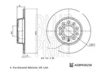 Tarcza hamulcowa BLUE PRINT ADBP430258 (Oś tylna)