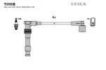 Przewody zapłonowe - zestaw TESLA T096B