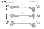 Przewody zapłonowe - zestaw TESLA T614P