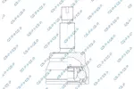 Przegub napędowy - kompletny GSP 803480
