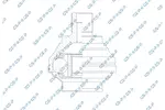 Przegub napędowy - kompletny GSP 803488